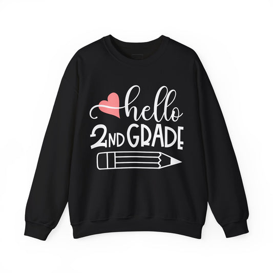 Hello 2nd Grade Sweatshirt