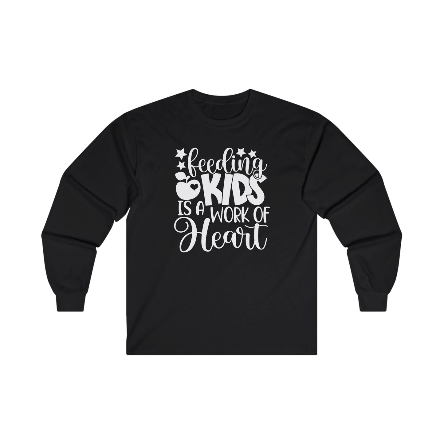 Feeding Kids Long Sleeve Shirt