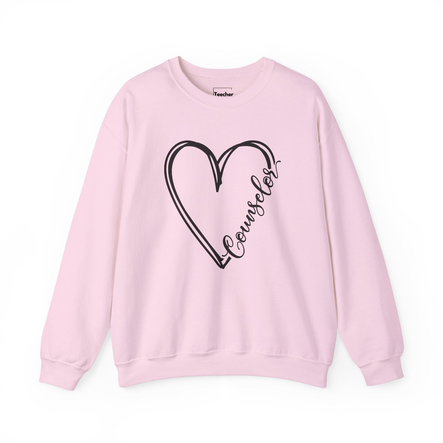 Counselor Heart Crewneck Sweatshirt