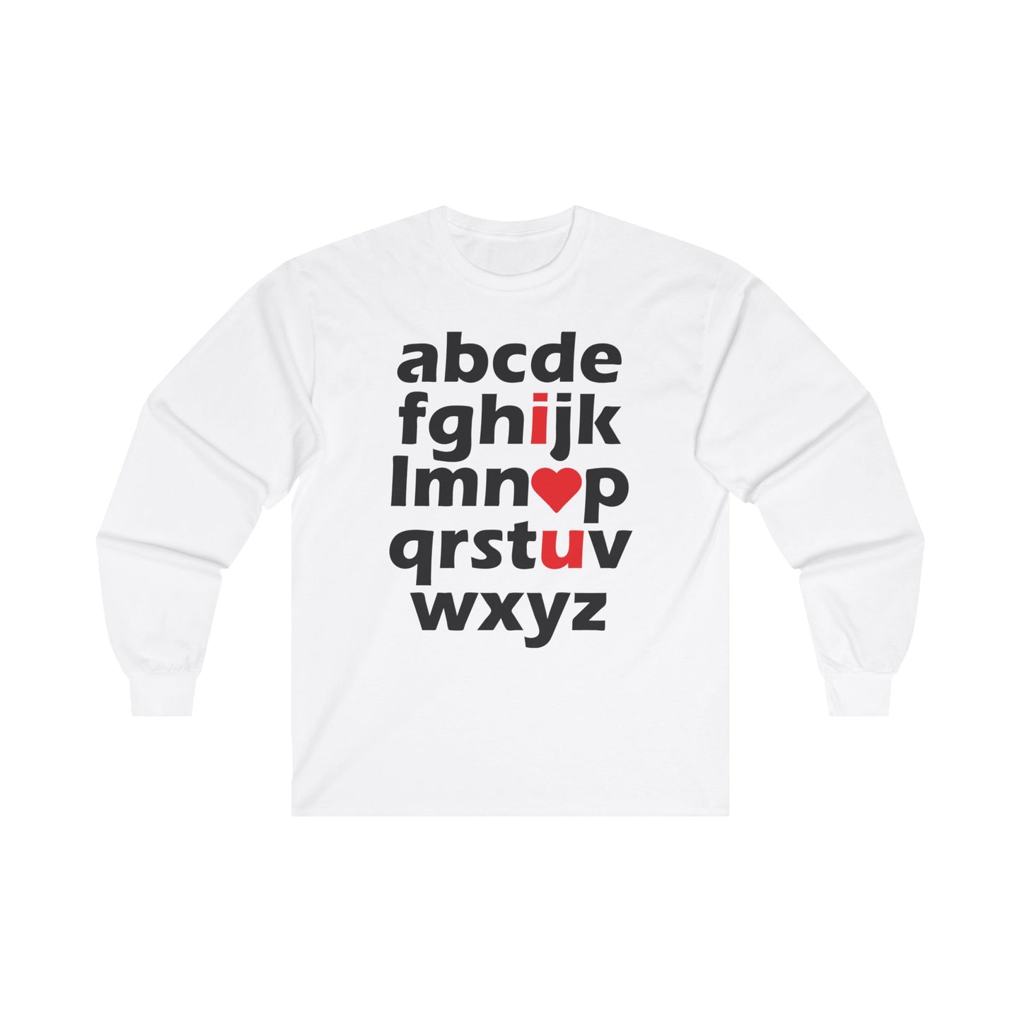 Alphabet Long Sleeve Shirt