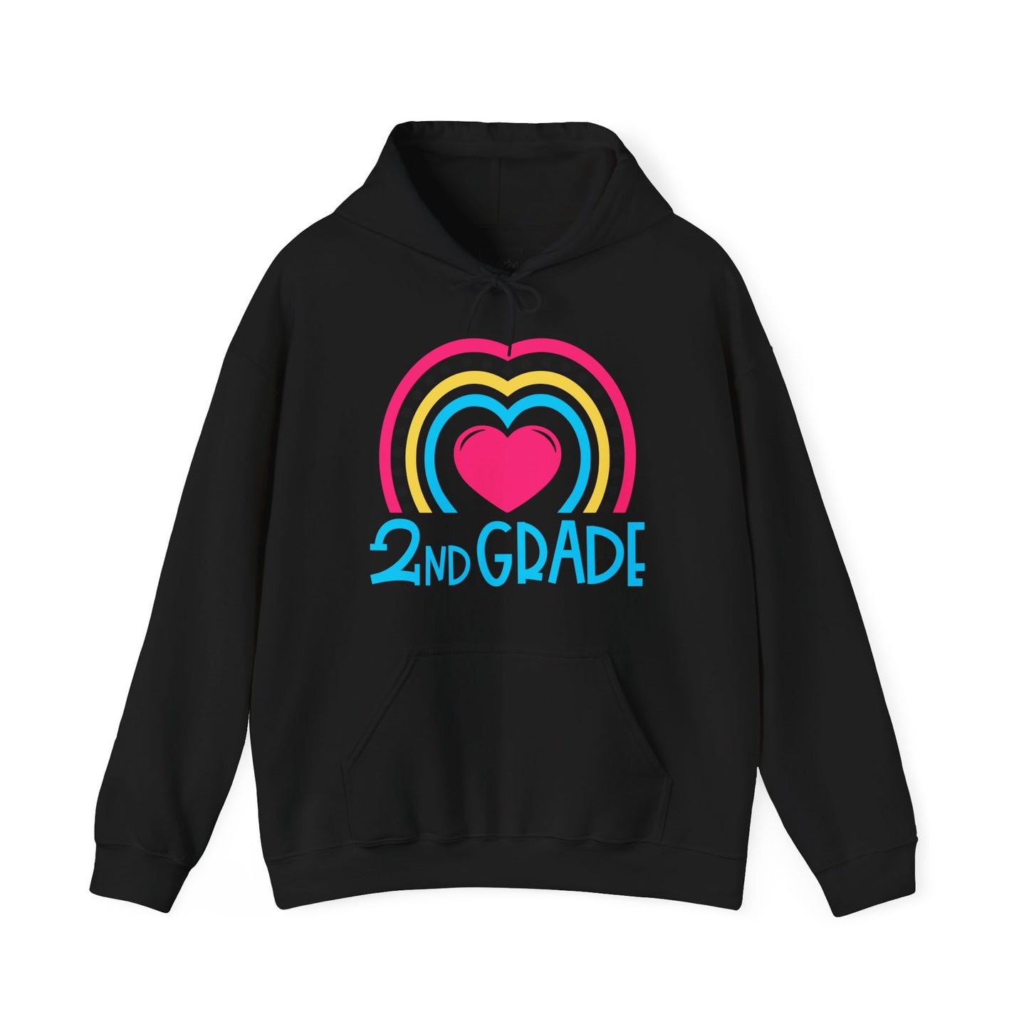 Heart 2nd Grade Hooded Sweatshirt