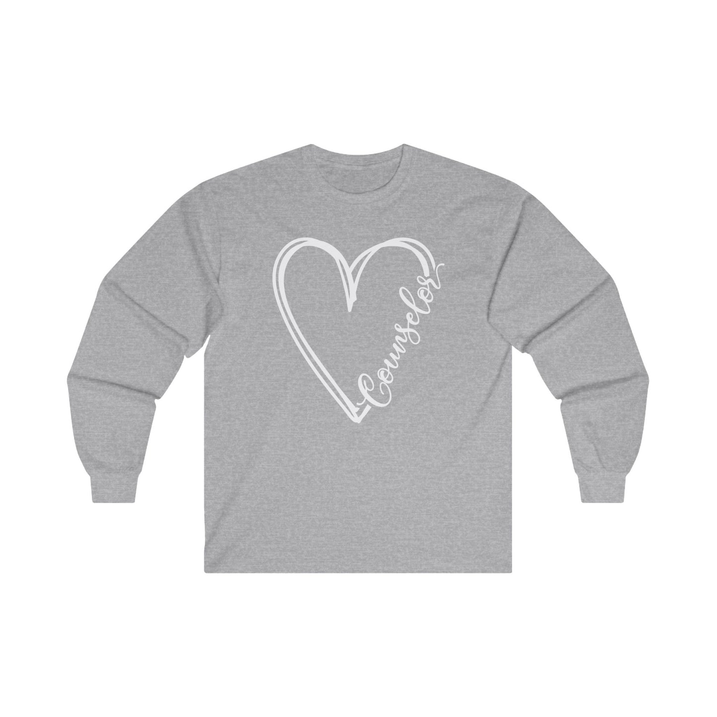 Counselor Heart Long Sleeve Shirt