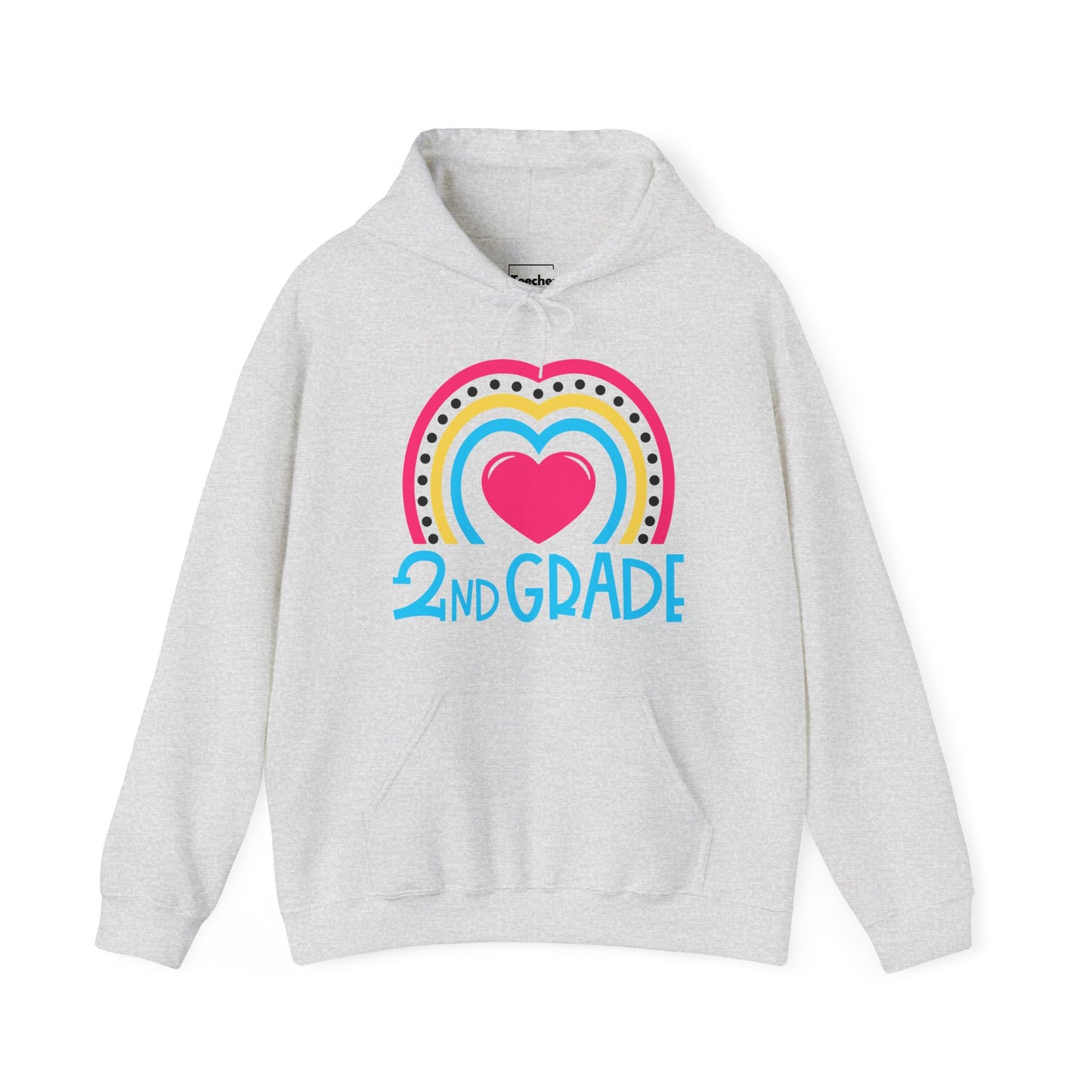 Heart 2nd Grade Hooded Sweatshirt