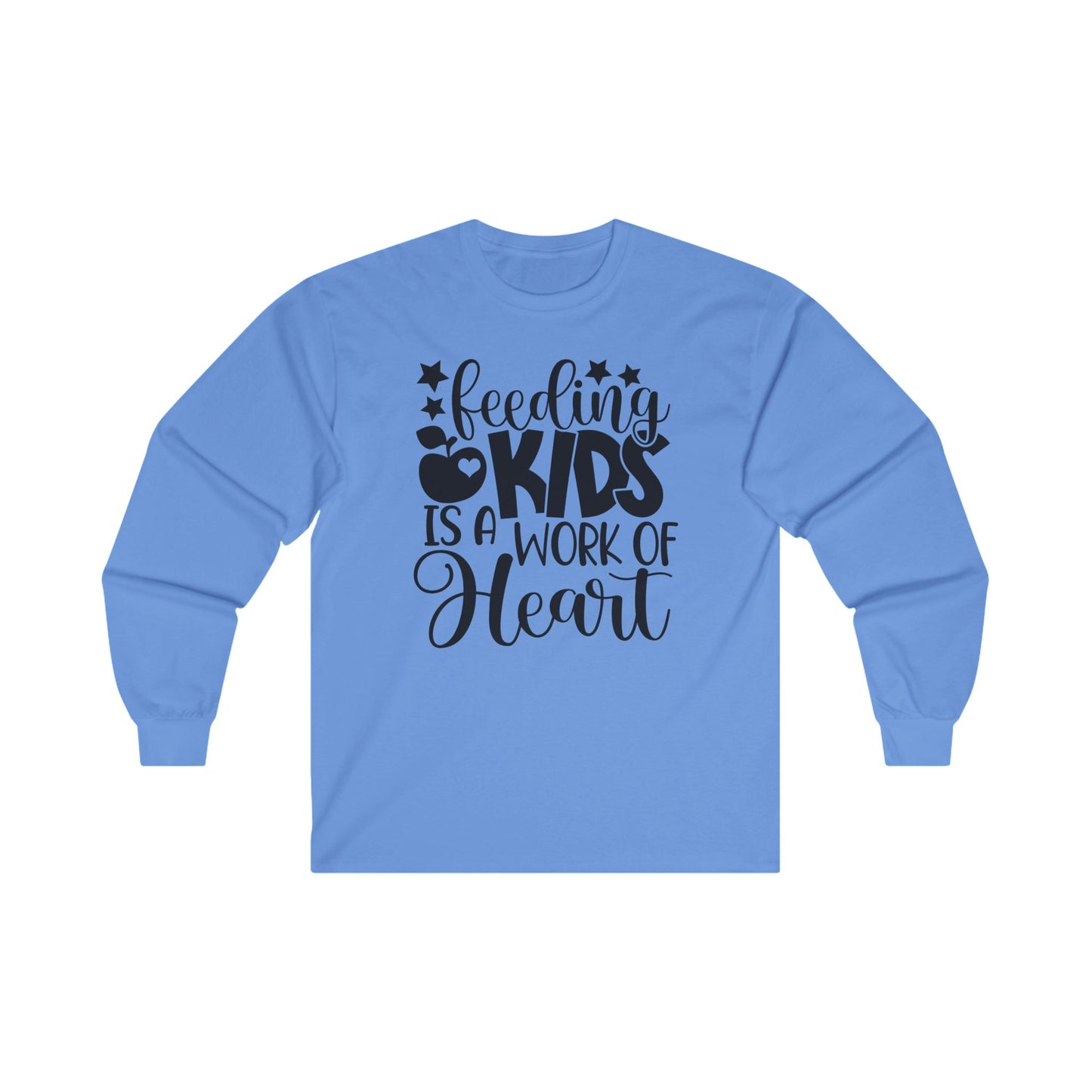 Feeding Kids Long Sleeve Shirt