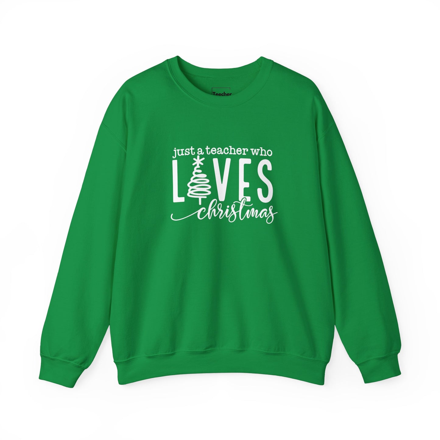 Teacher Loves Christmas Sweatshirt