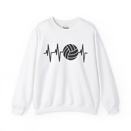 Volleyball Heartbeat Sweatshirt