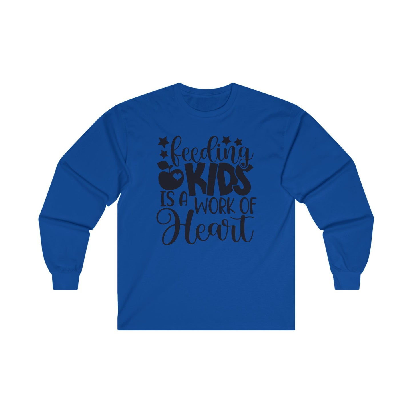 Feeding Kids Long Sleeve Shirt