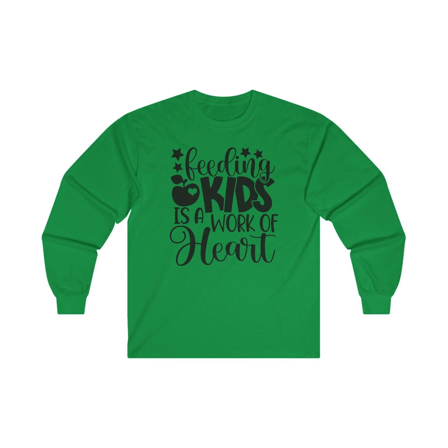 Feeding Kids Long Sleeve Shirt