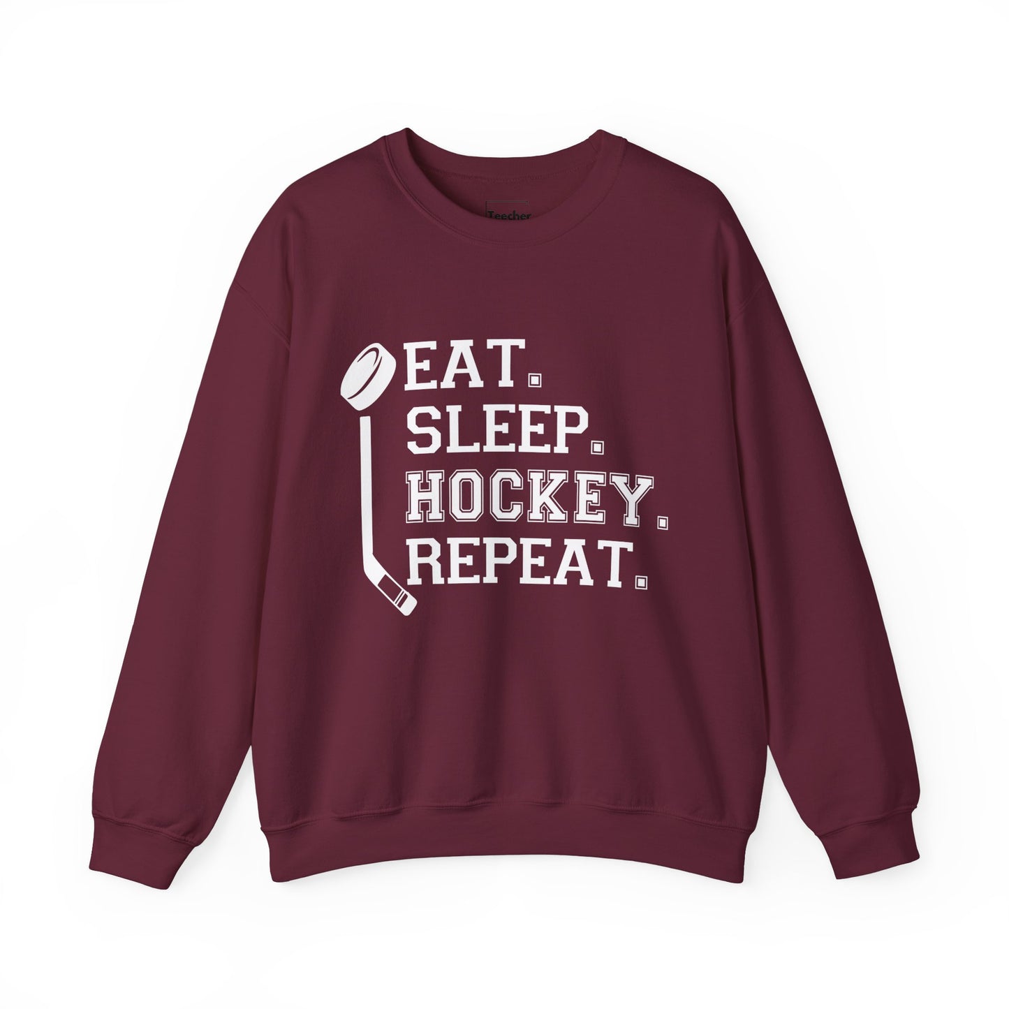 Eat Sleep Hockey Crewneck Sweatshirt