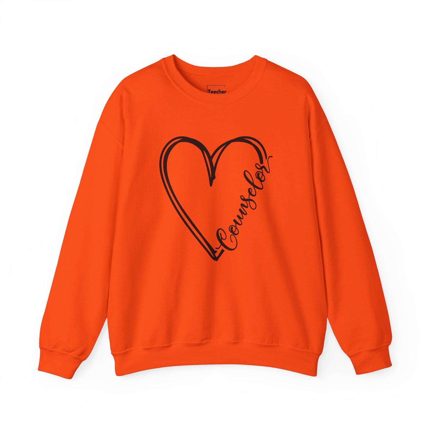 Counselor Heart Crewneck Sweatshirt