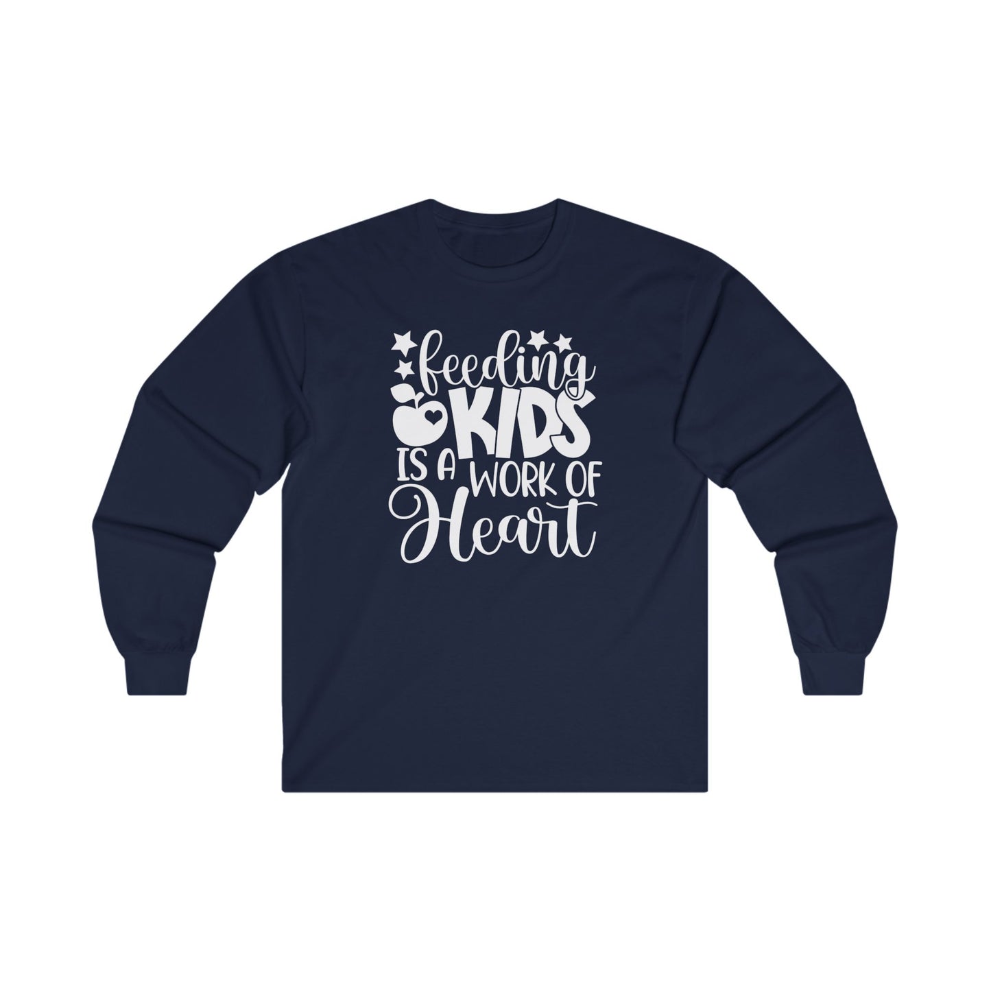 Feeding Kids Long Sleeve Shirt