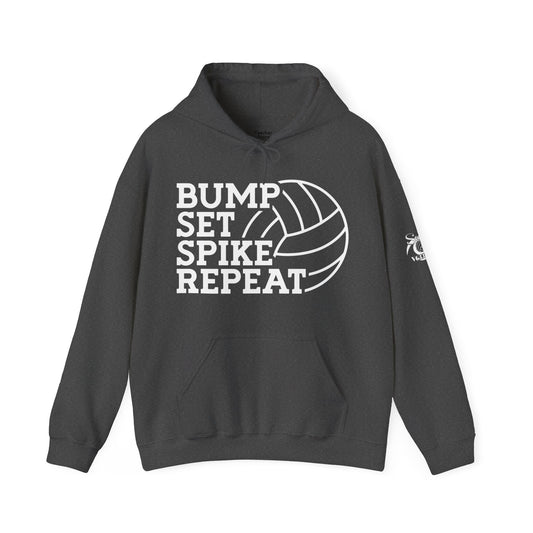 SS Bump Set Spike Hooded Sweatshirt
