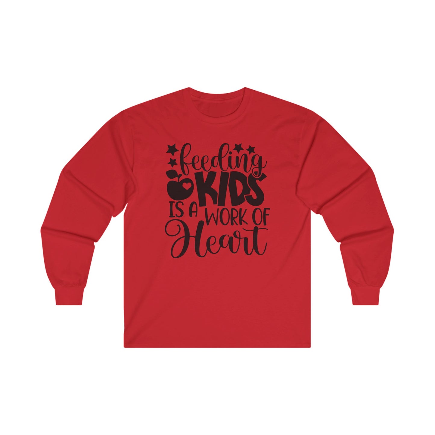 Feeding Kids Long Sleeve Shirt