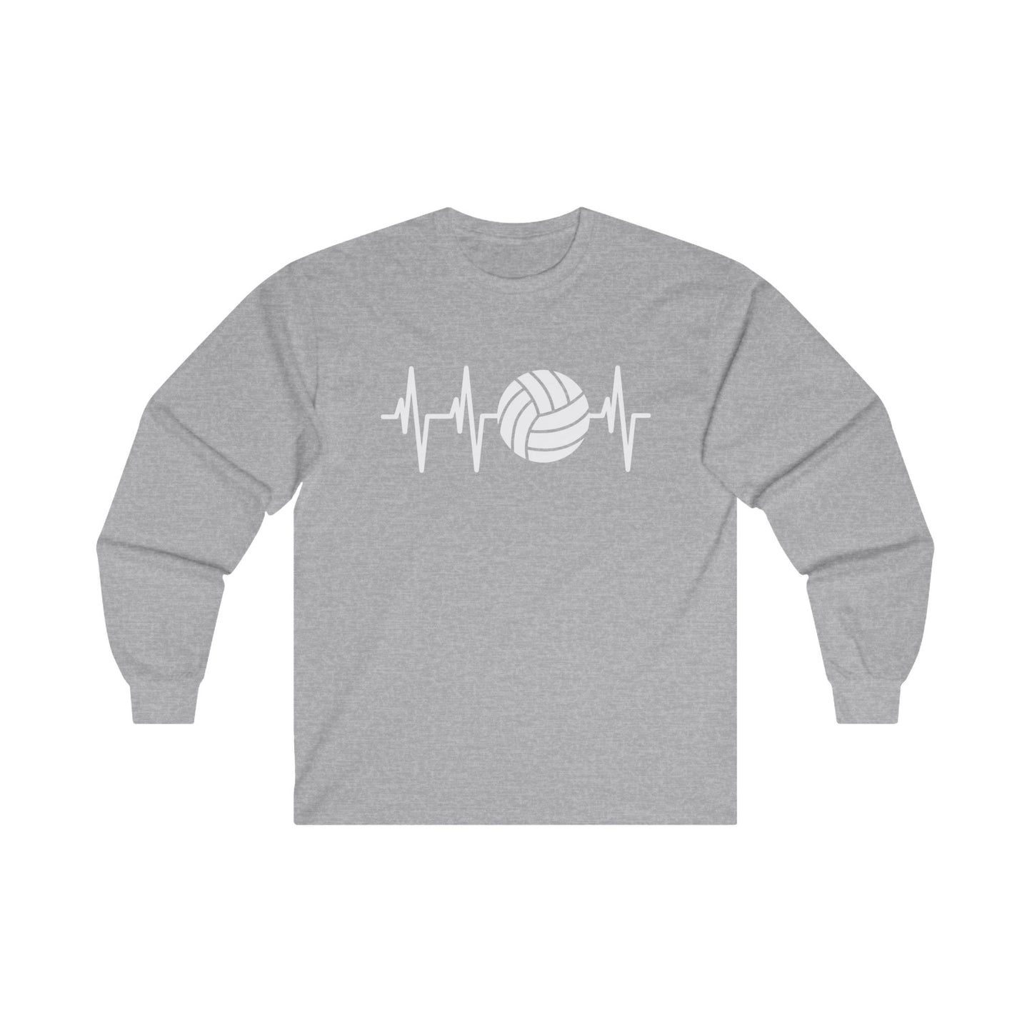 Volleyball Heartbeat Long Sleeve Shirt