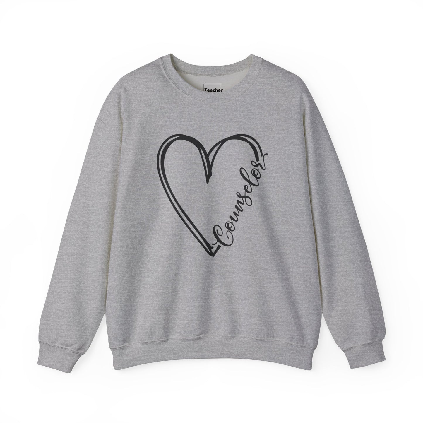 Counselor Heart Crewneck Sweatshirt