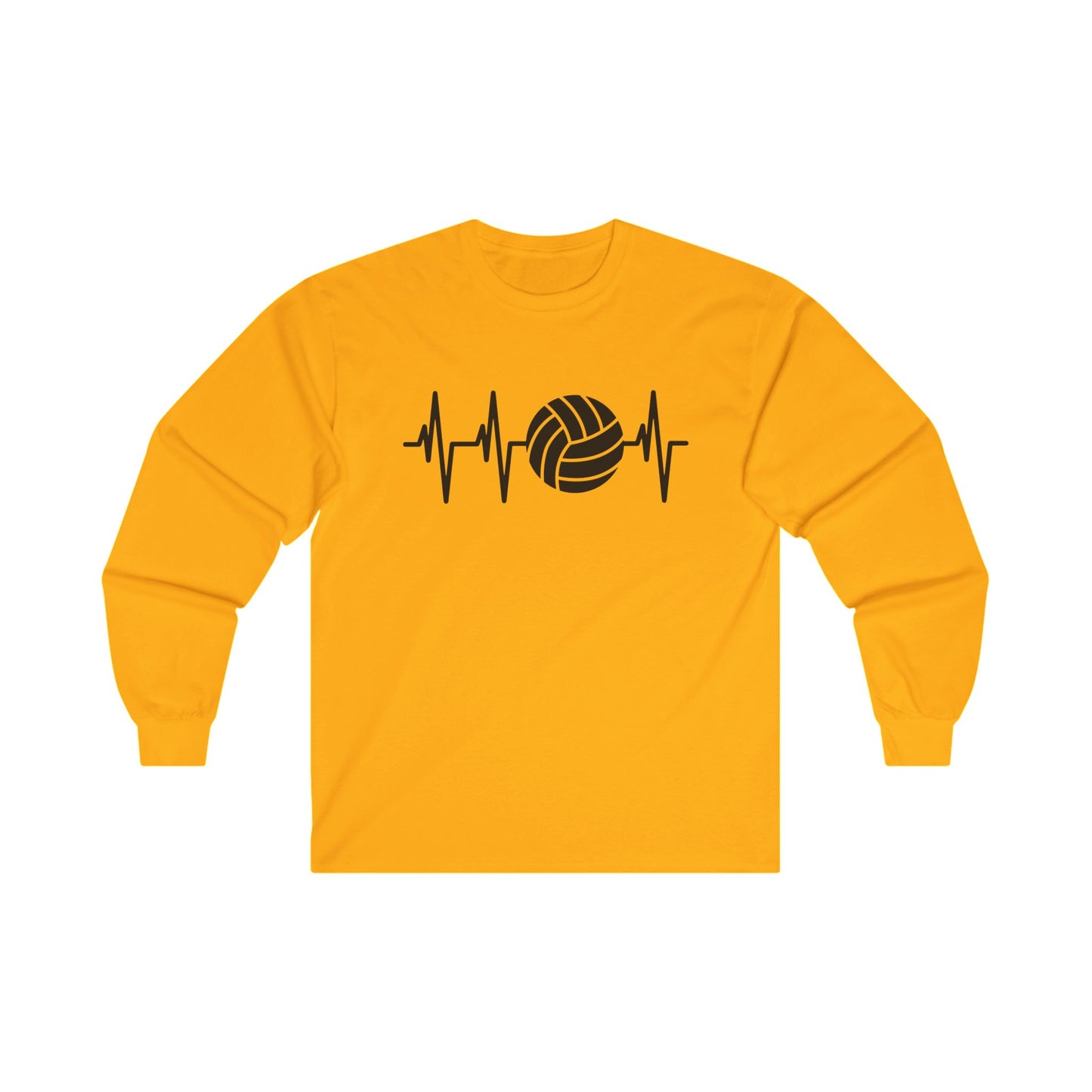 Volleyball Heartbeat Long Sleeve Shirt