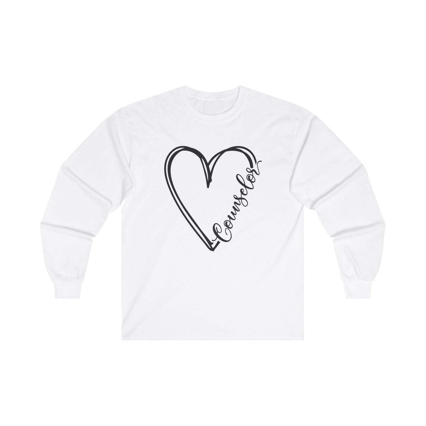 Counselor Heart Long Sleeve Shirt