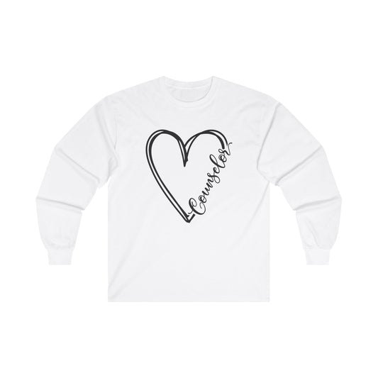 Counselor Heart Long Sleeve Shirt