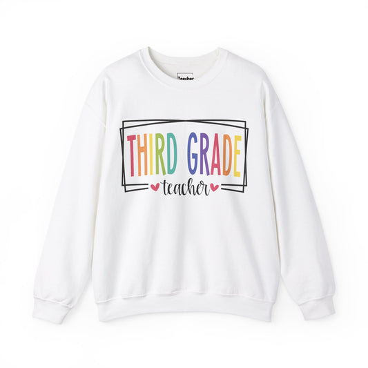 Third Grade Teacher Sweatshirt