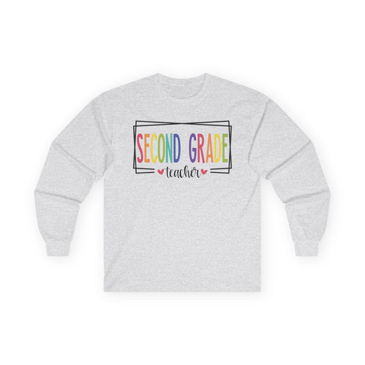 Second Grade Teacher Long Sleeve Shirt