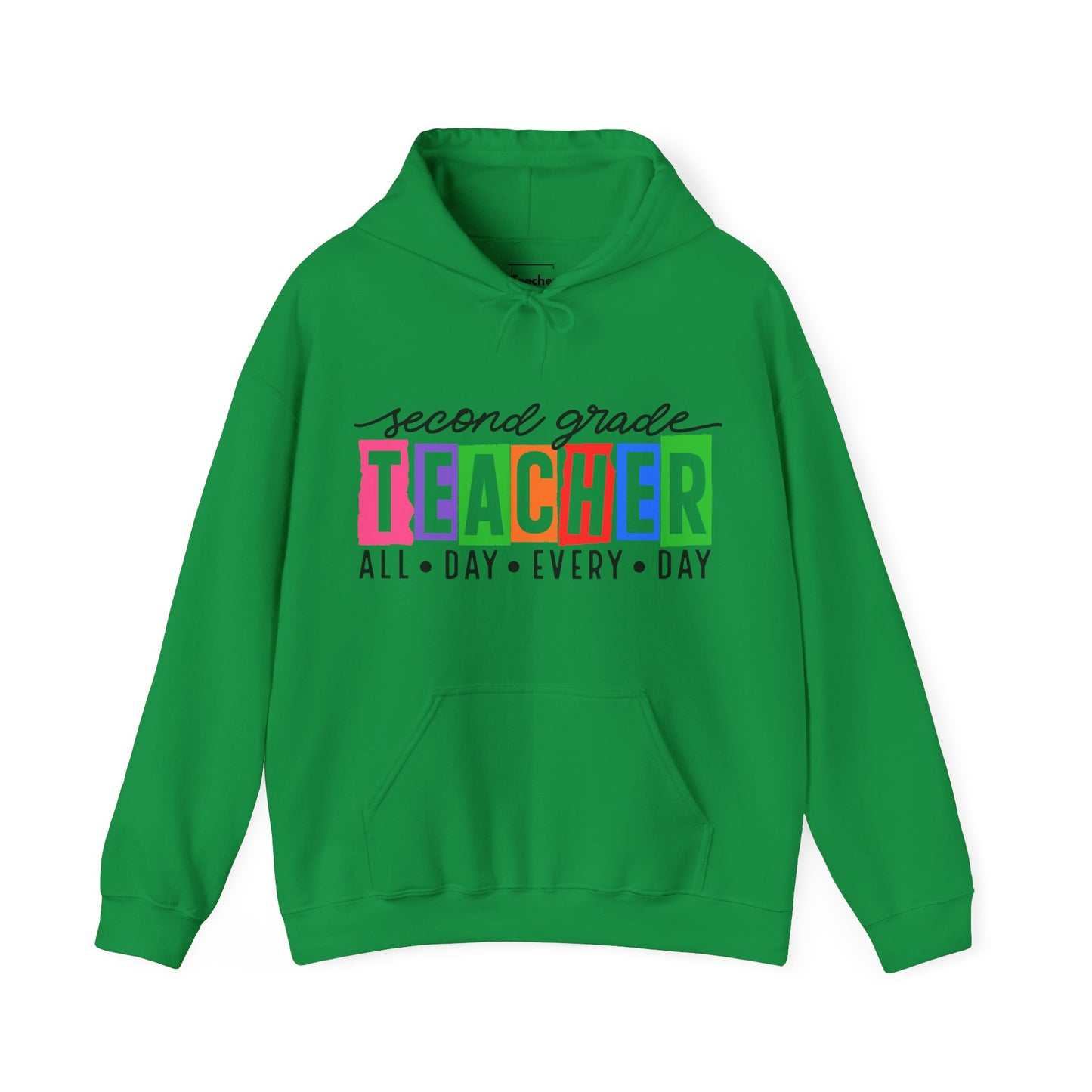 Second Grade All Day Hooded Sweatshirt