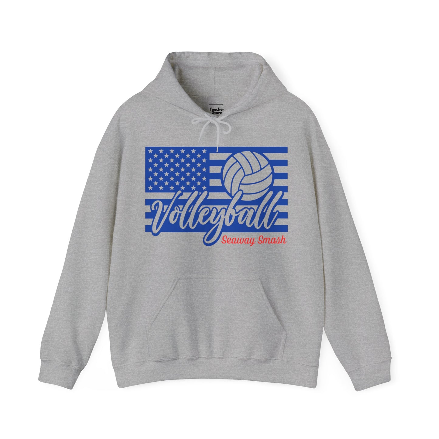 SS Blue Flag Hooded Sweatshirt