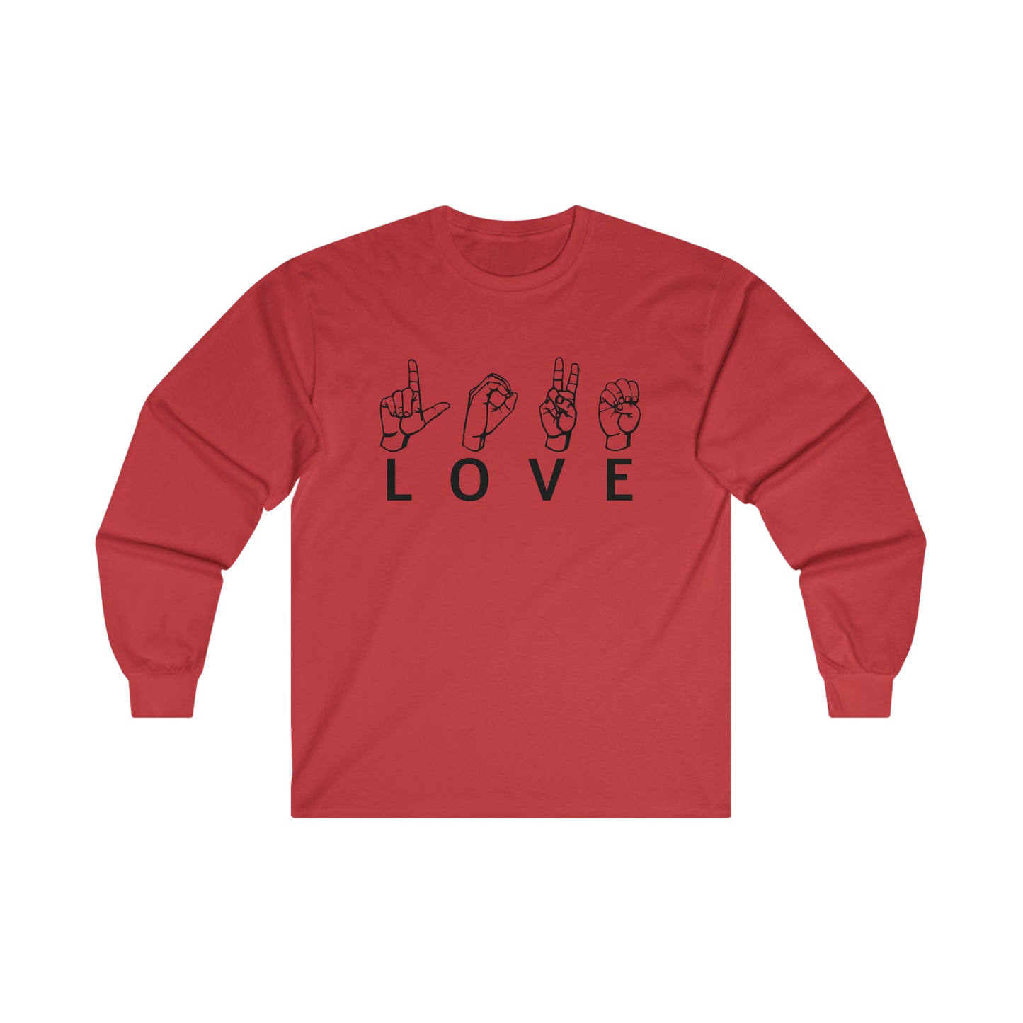 Love Sign Language Long Sleeve Shirt