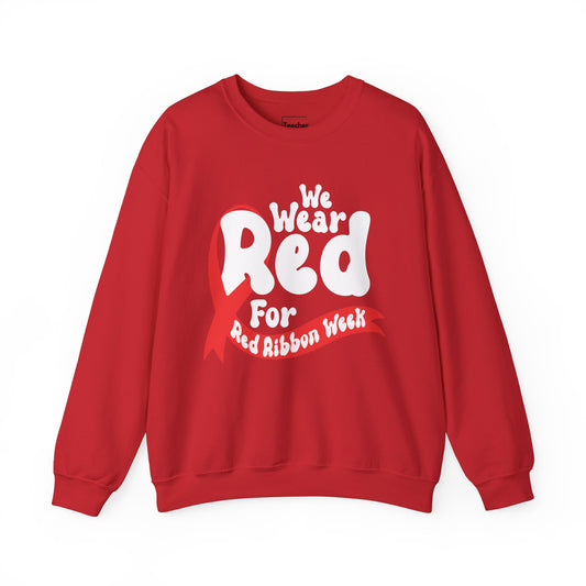 Red Ribbon Sweatshirt