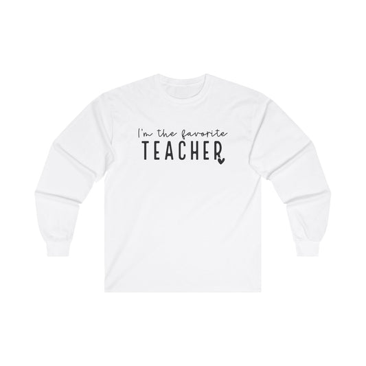 Favorite Teacher Long Sleeve Shirt