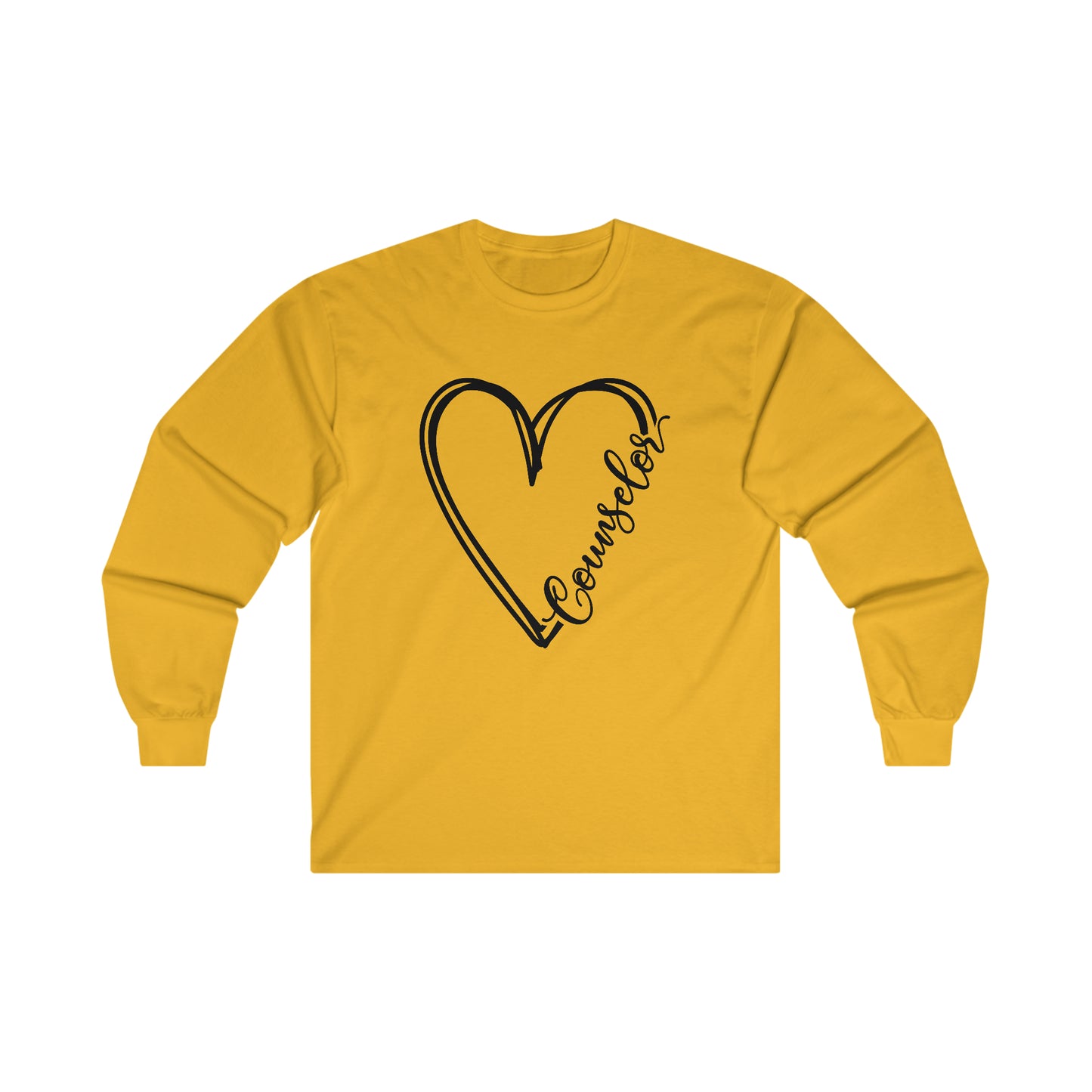 Counselor Heart Long Sleeve Shirt