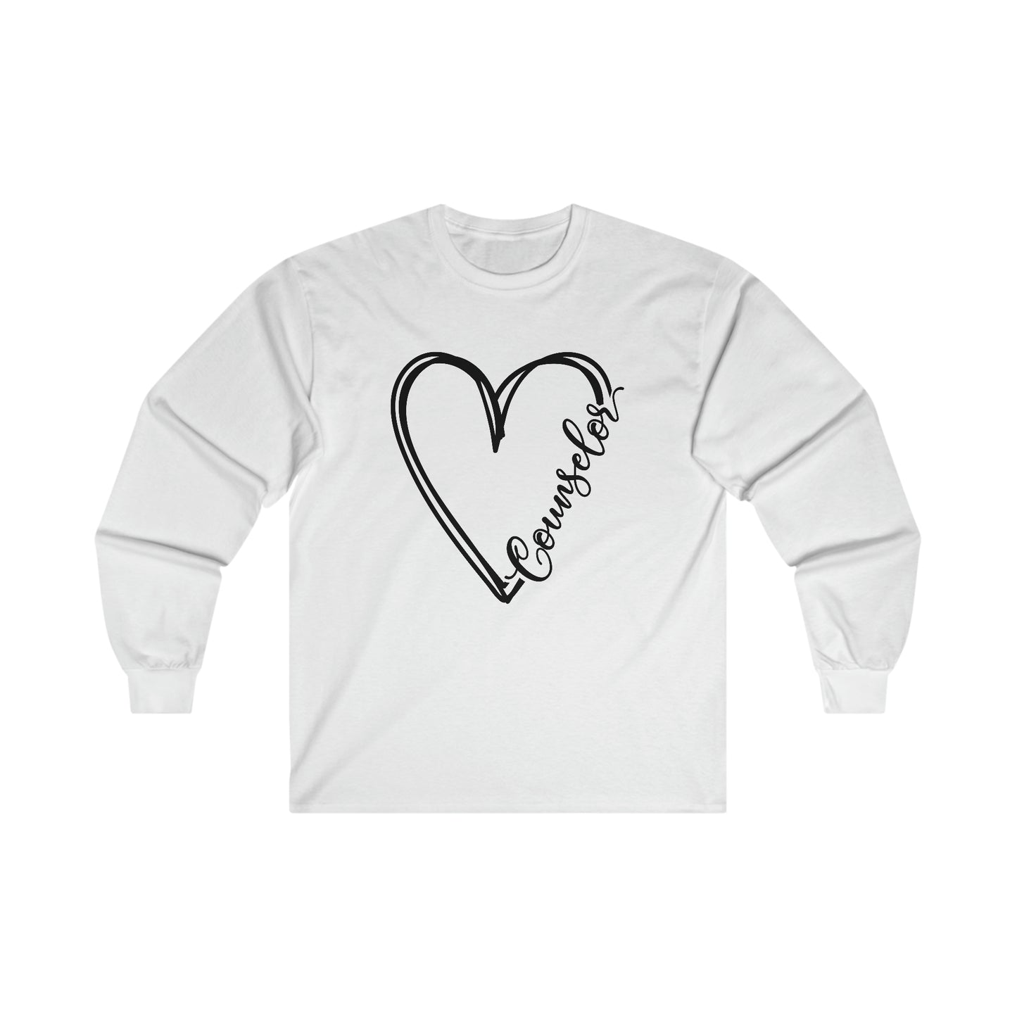 Counselor Heart Long Sleeve Shirt