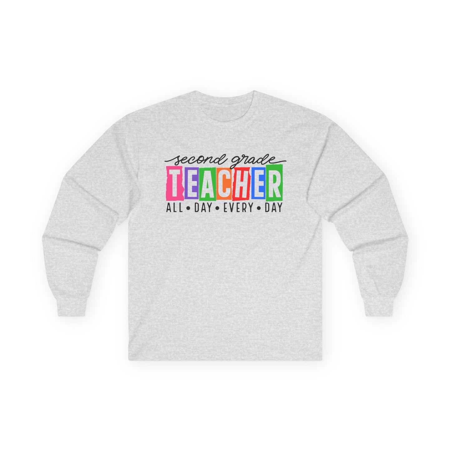 Second Grade All Day Long Sleeve Shirt