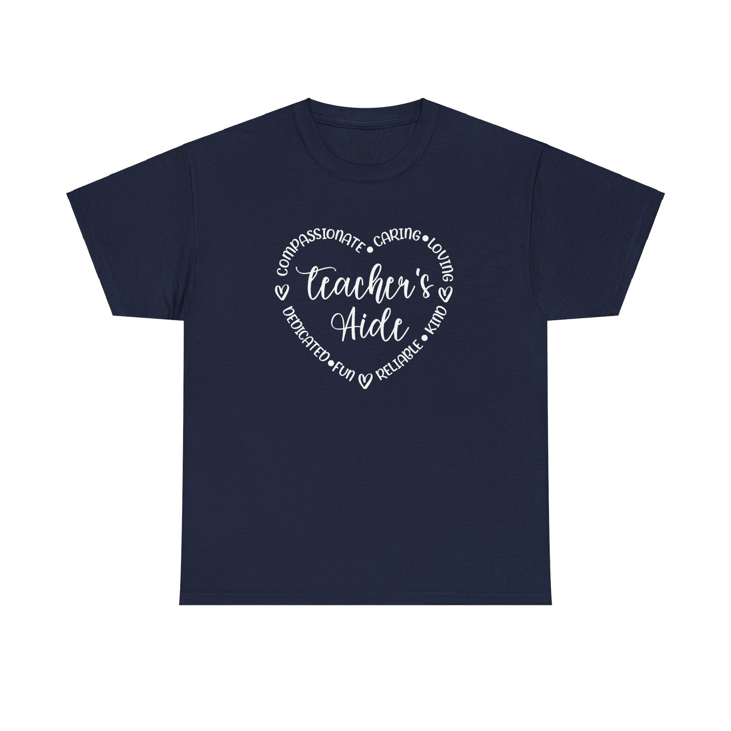 Word Heart Teacher Aide Tee-Shirt