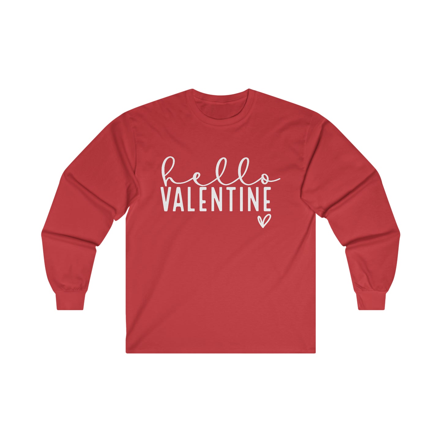 Hello Valentine Long Sleeve Shirt