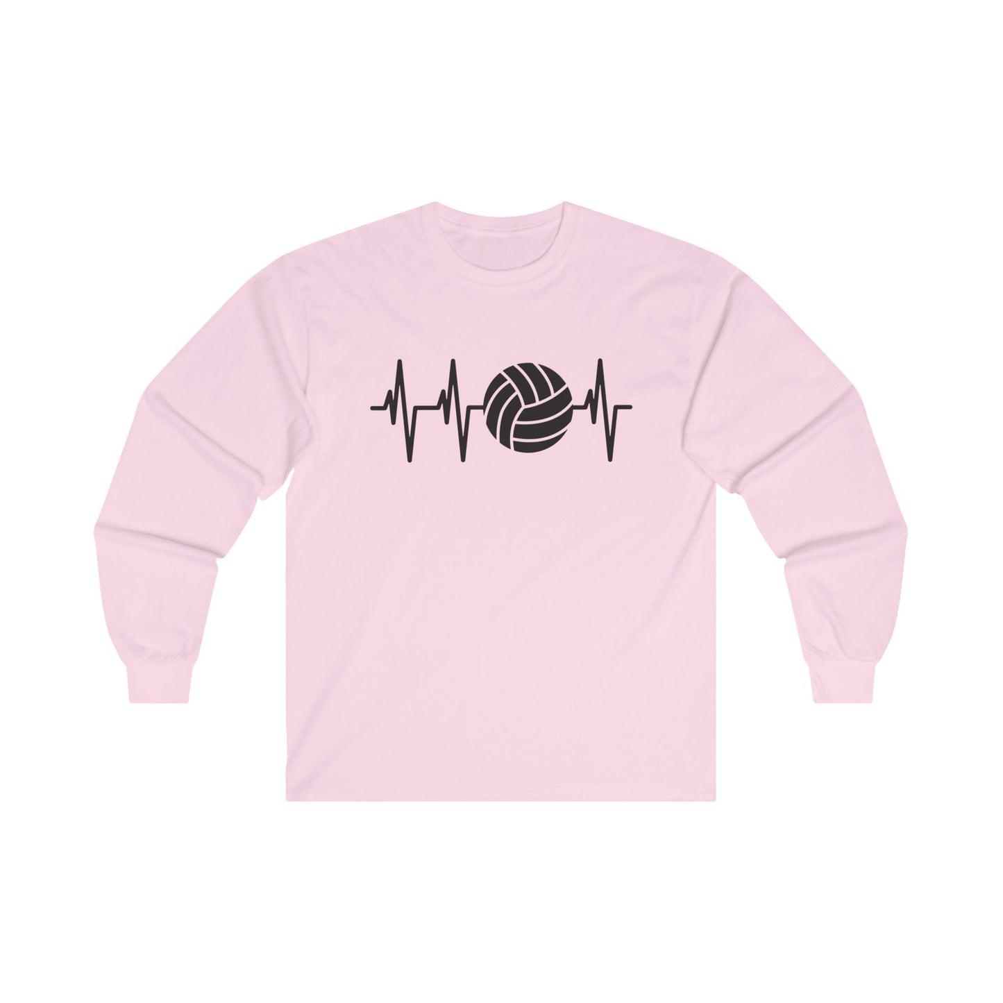 Volleyball Heartbeat Long Sleeve Shirt