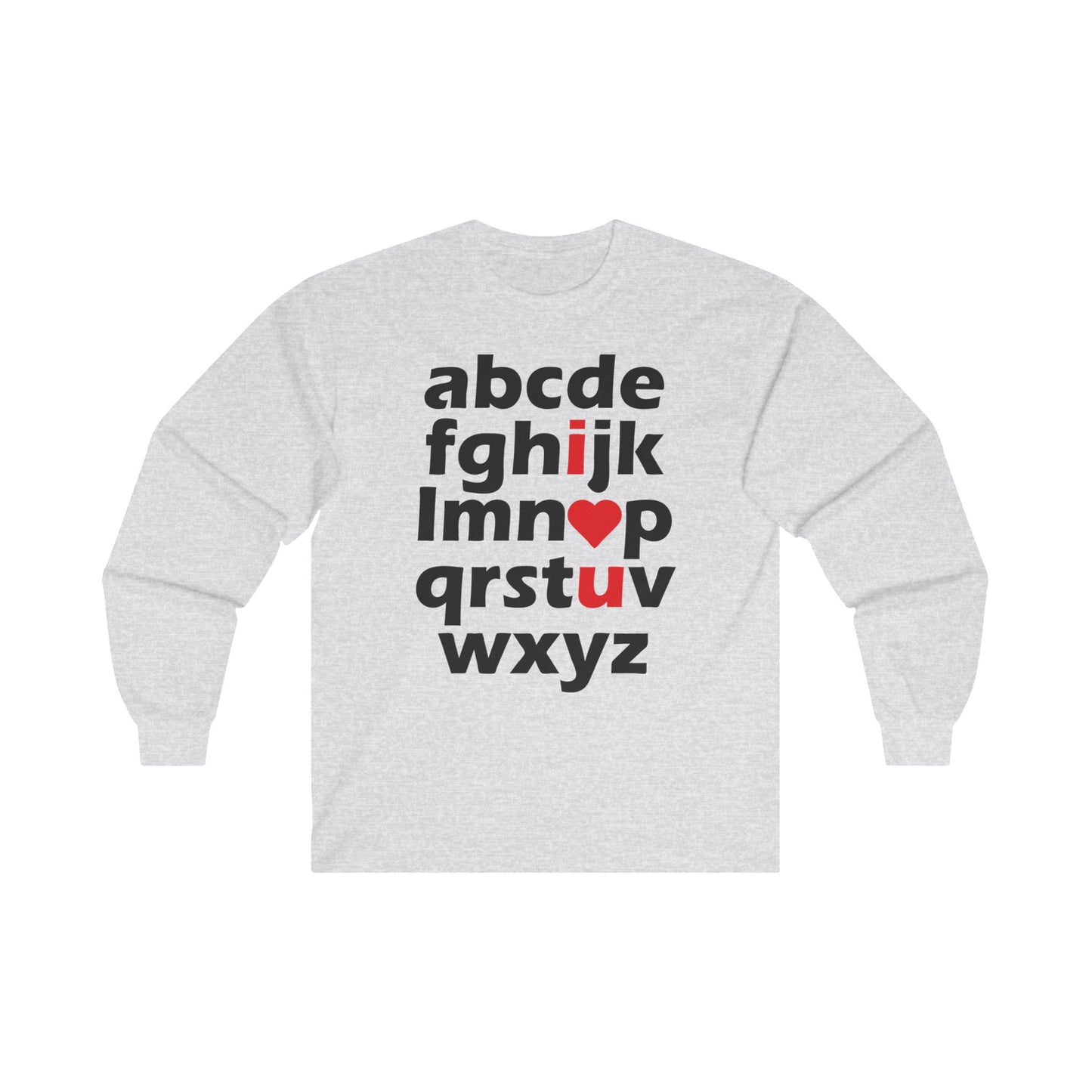 Alphabet Long Sleeve Shirt