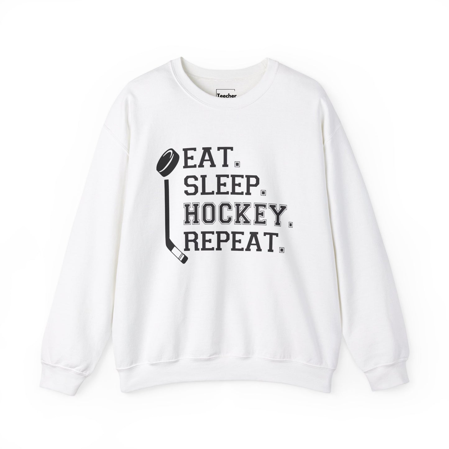 Eat Sleep Hockey Crewneck Sweatshirt