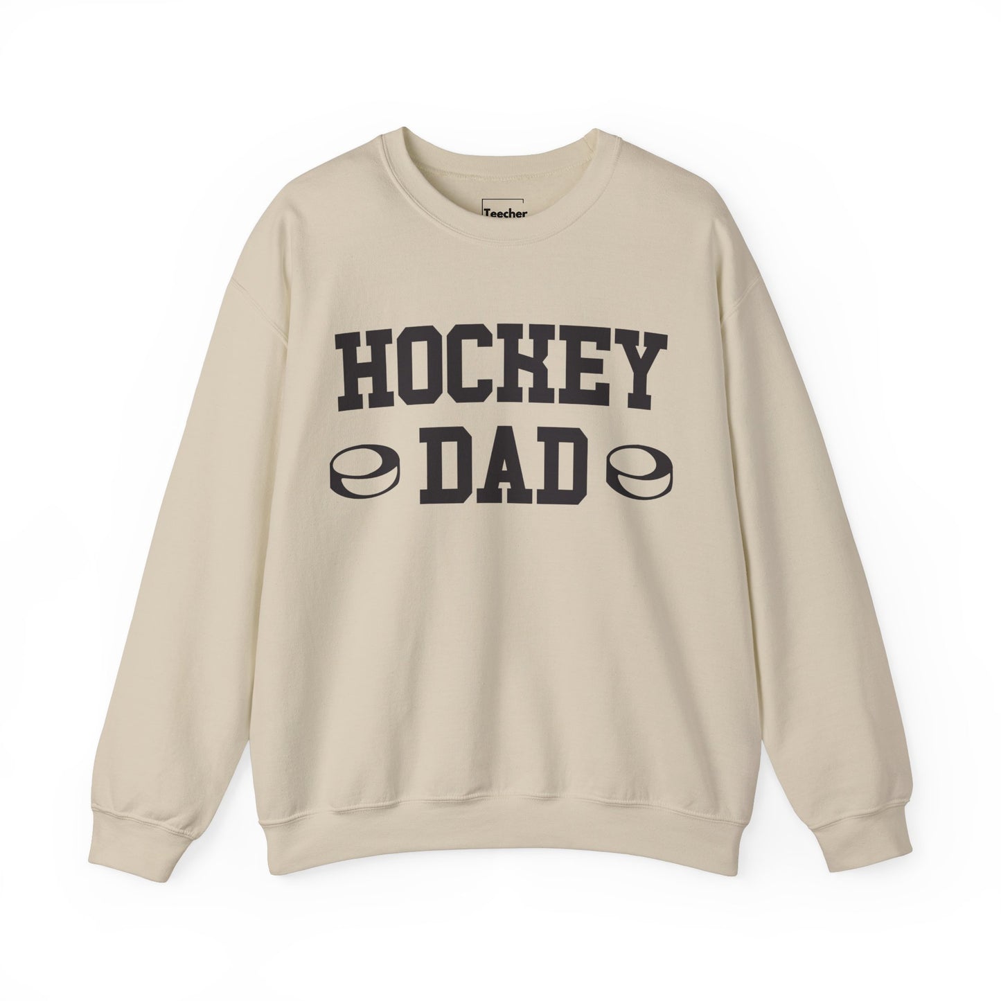 Hockey Dad Pucks Crewneck Sweatshirt