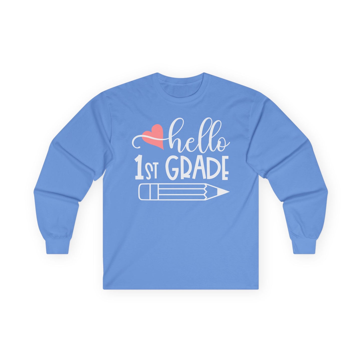 Hello 1st Grade Long Sleeve Shirt