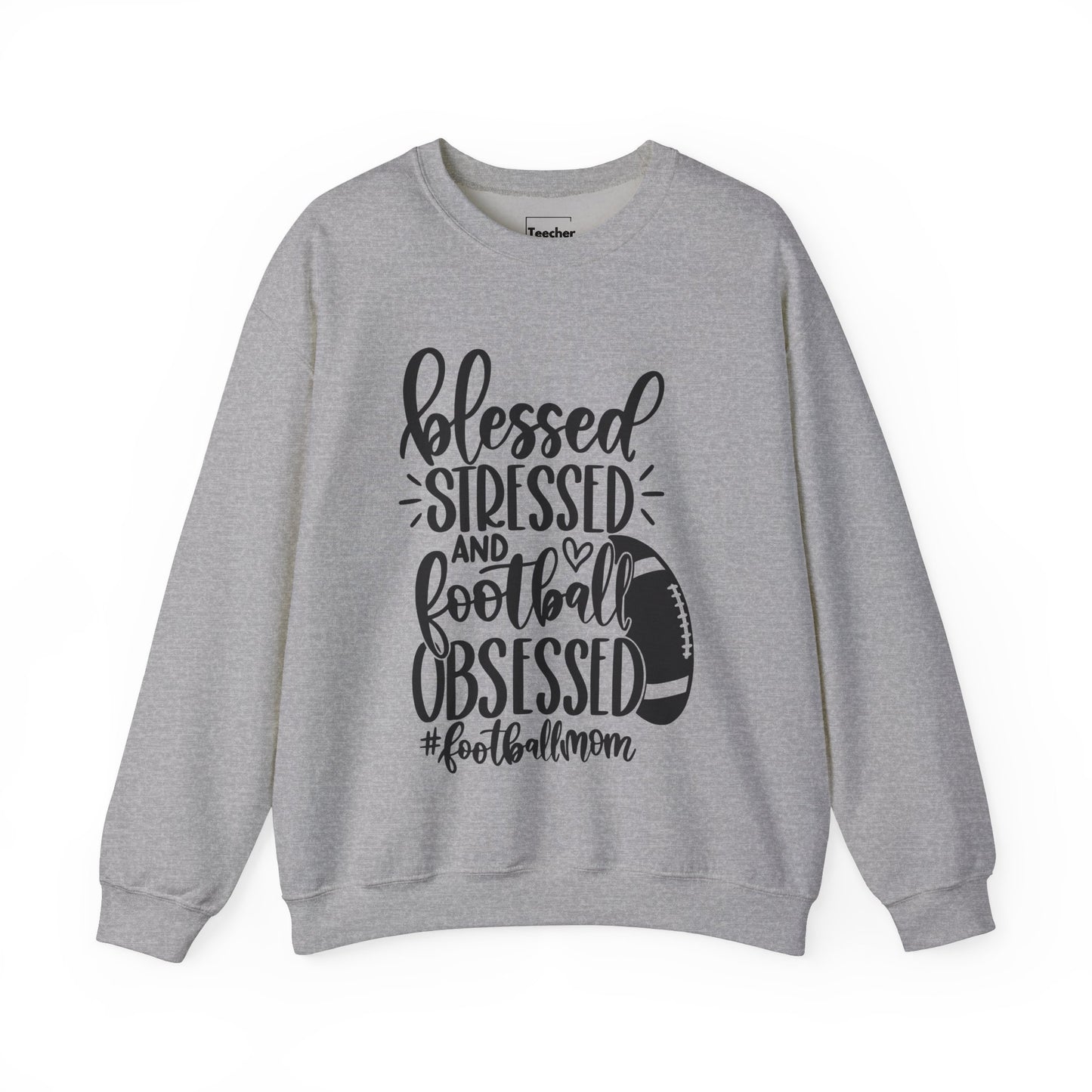 Blessed Stressed Football Sweatshirt