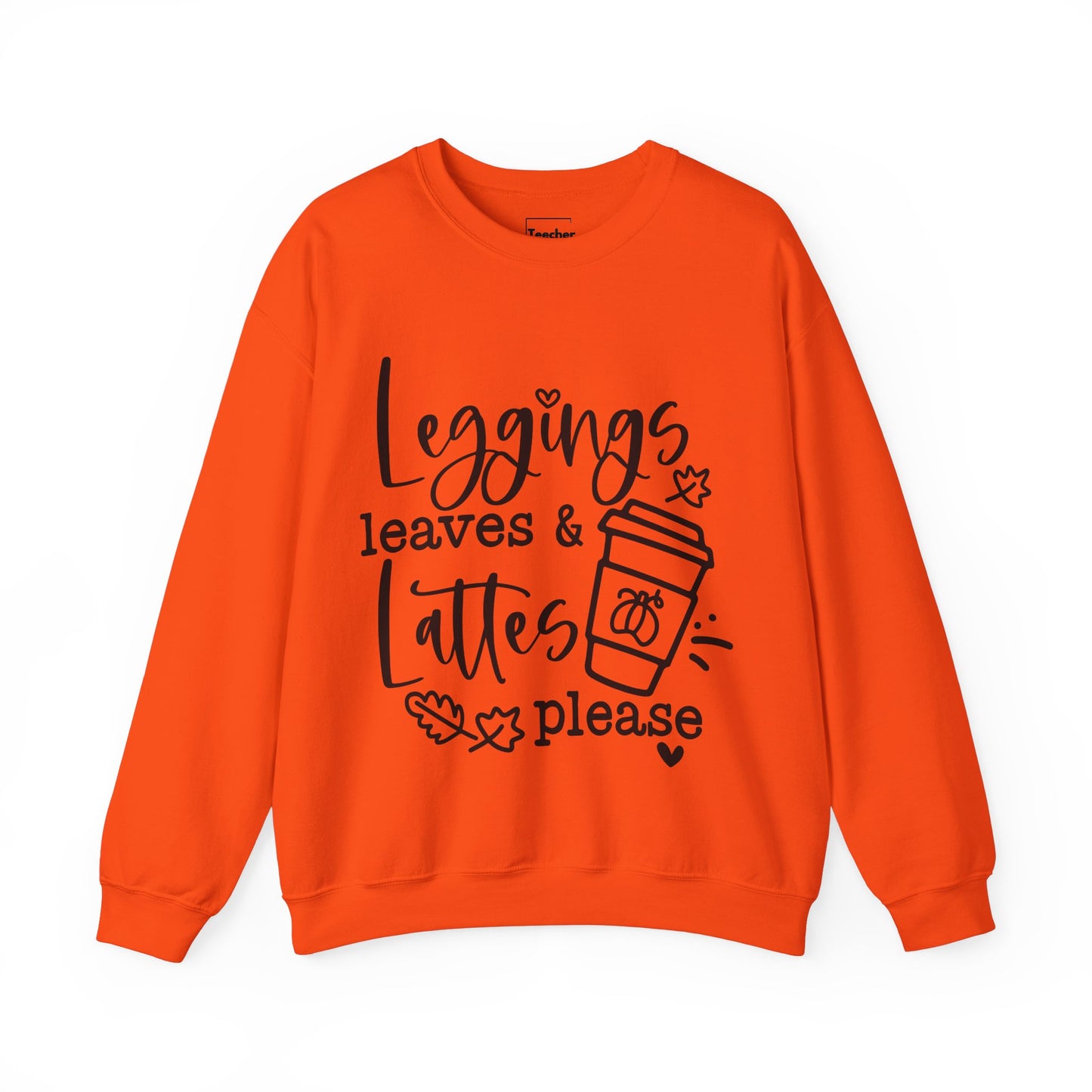 Leggings Leaves Lattes Sweatshirt