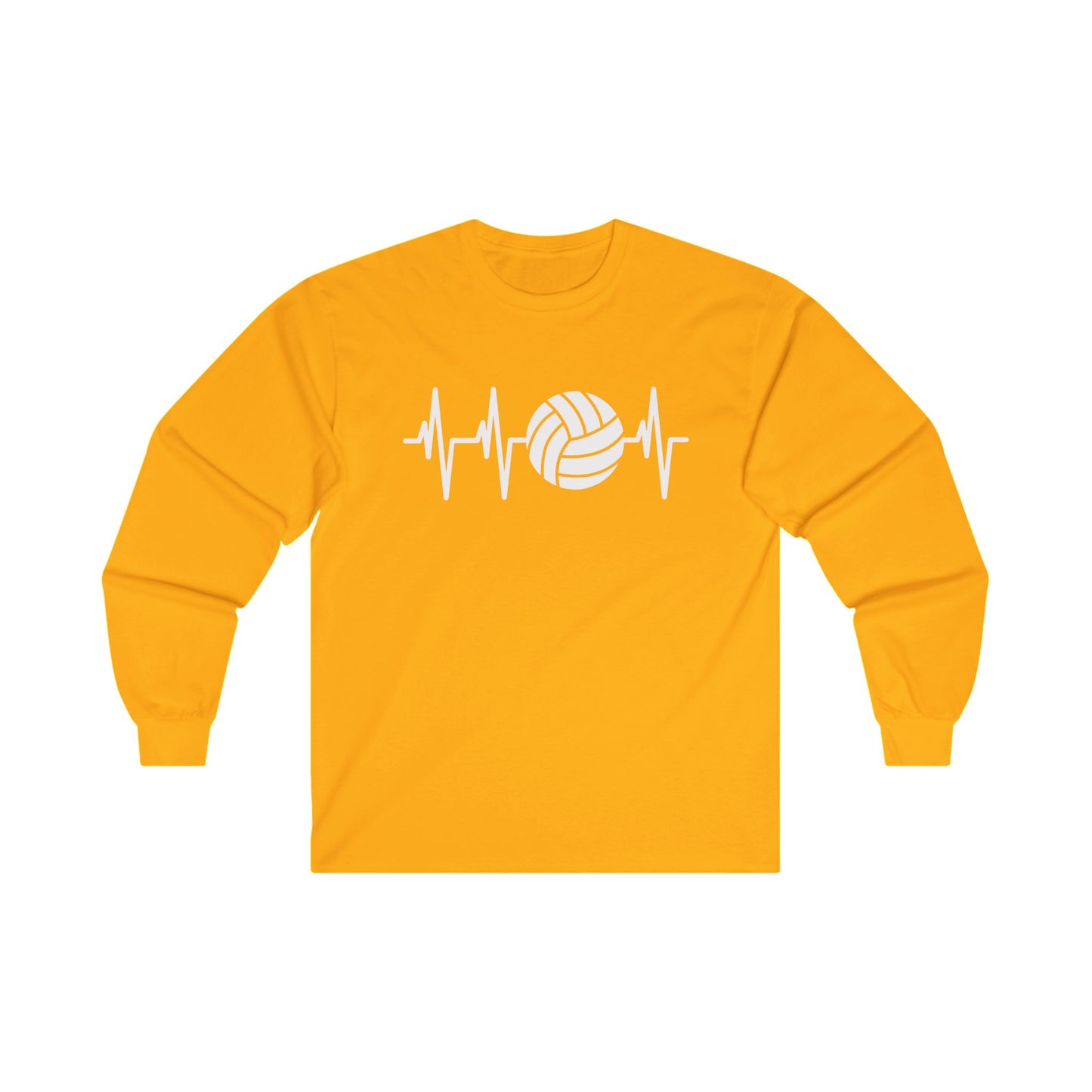 Volleyball Heartbeat Long Sleeve Shirt