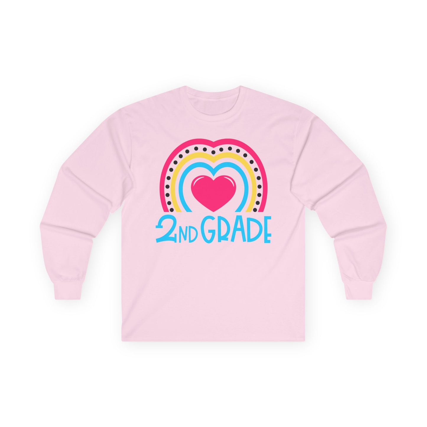 Heart 2nd Grade Teacher Long Sleeve Shirt