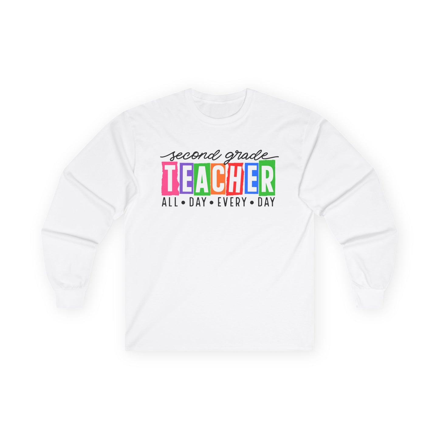 Second Grade All Day Long Sleeve Shirt