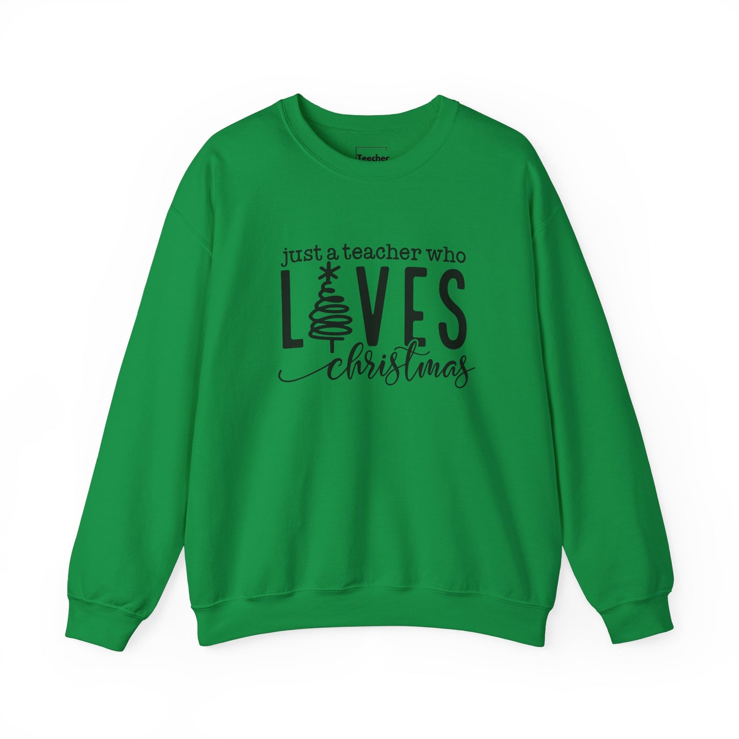 Teacher Loves Christmas Sweatshirt