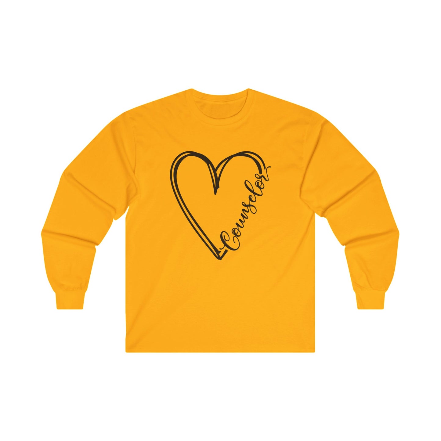 Counselor Heart Long Sleeve Shirt