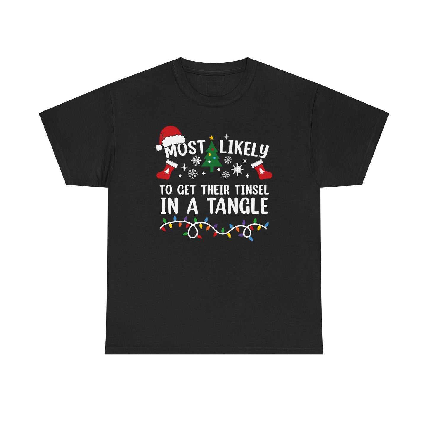 Tinsel In A Tangle Tee-Shirt