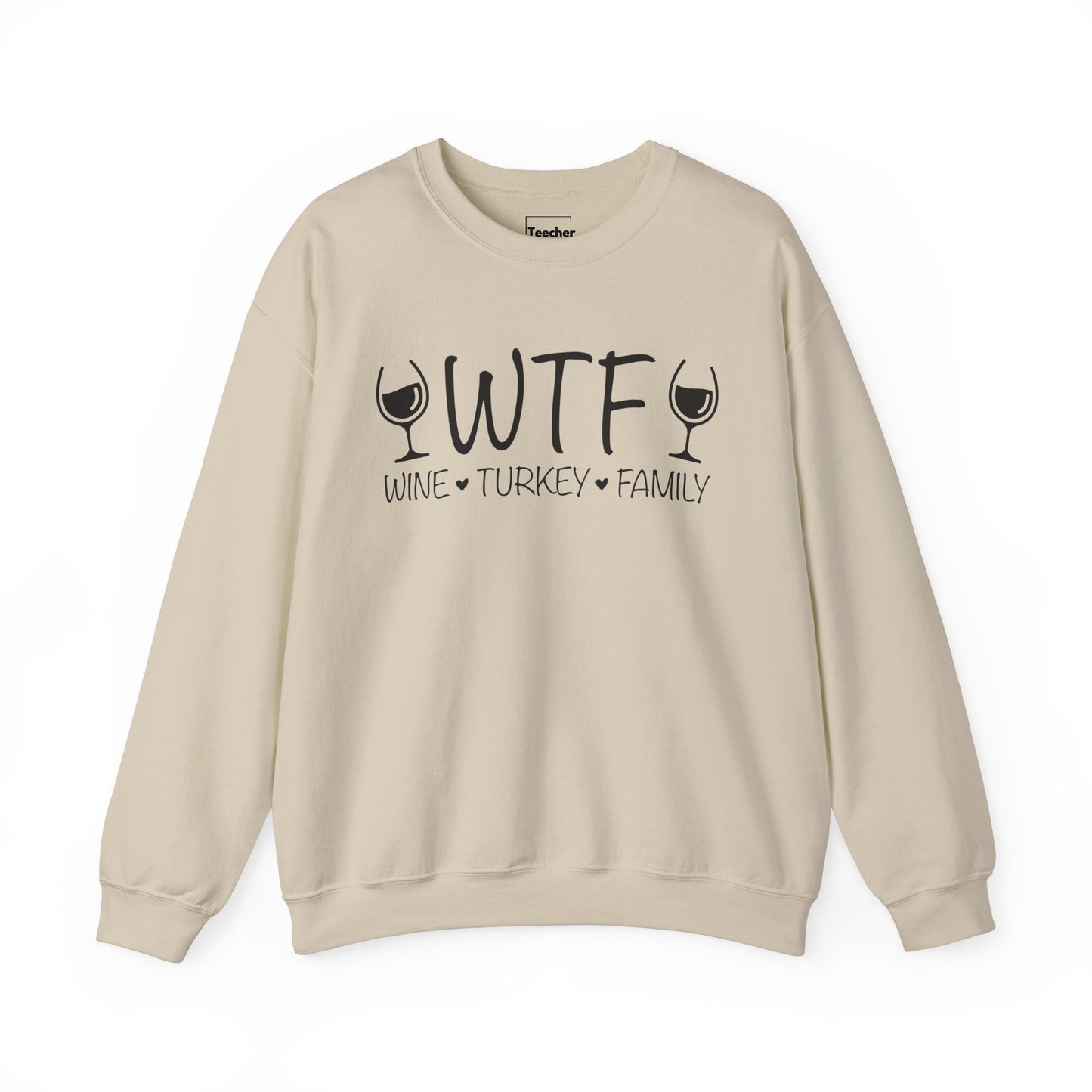 Wine Turkey Family Sweatshirt