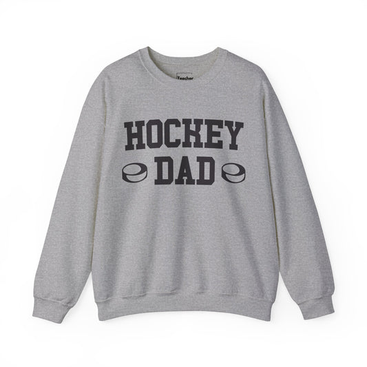 Hockey Dad Pucks Crewneck Sweatshirt