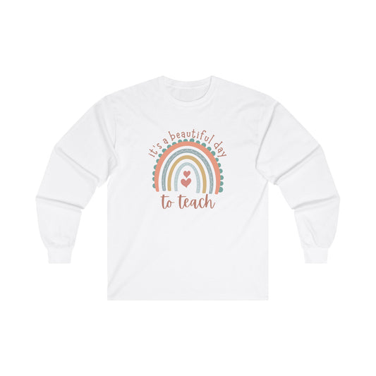 Beautiful Day Rainbow Long Sleeve Shirt